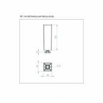 18 Kits  de pés para cozinha 130mm cantoneira regulável com 08 unidades - Kit pé