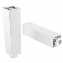 15 kits pé 155 retangular regulável com  08 unidades - kitpe