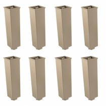 15 kits pé 155 retangular regulável com  08 unidades - kitpe