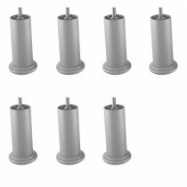 20 kits pé 120 redondo cama box com 07 unidades - kitpe